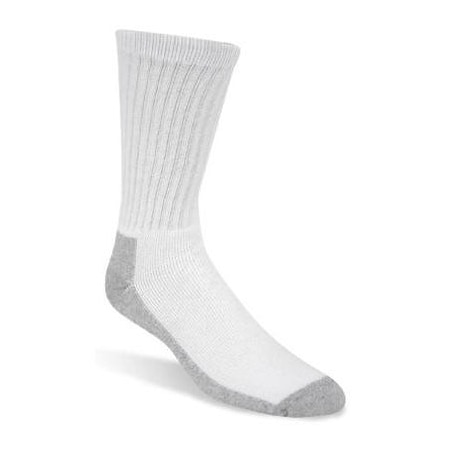 Wigwam Mills 3PK MED WHT Crew Sock S1221-44H-MD
